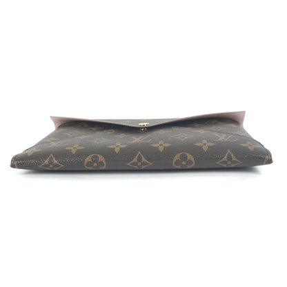 Louis Vuitton Monogram Canvas Brown Clutch Bags
