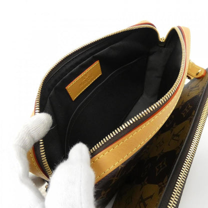 Louis Vuitton Coated Canvas Brown Shoulder Bags