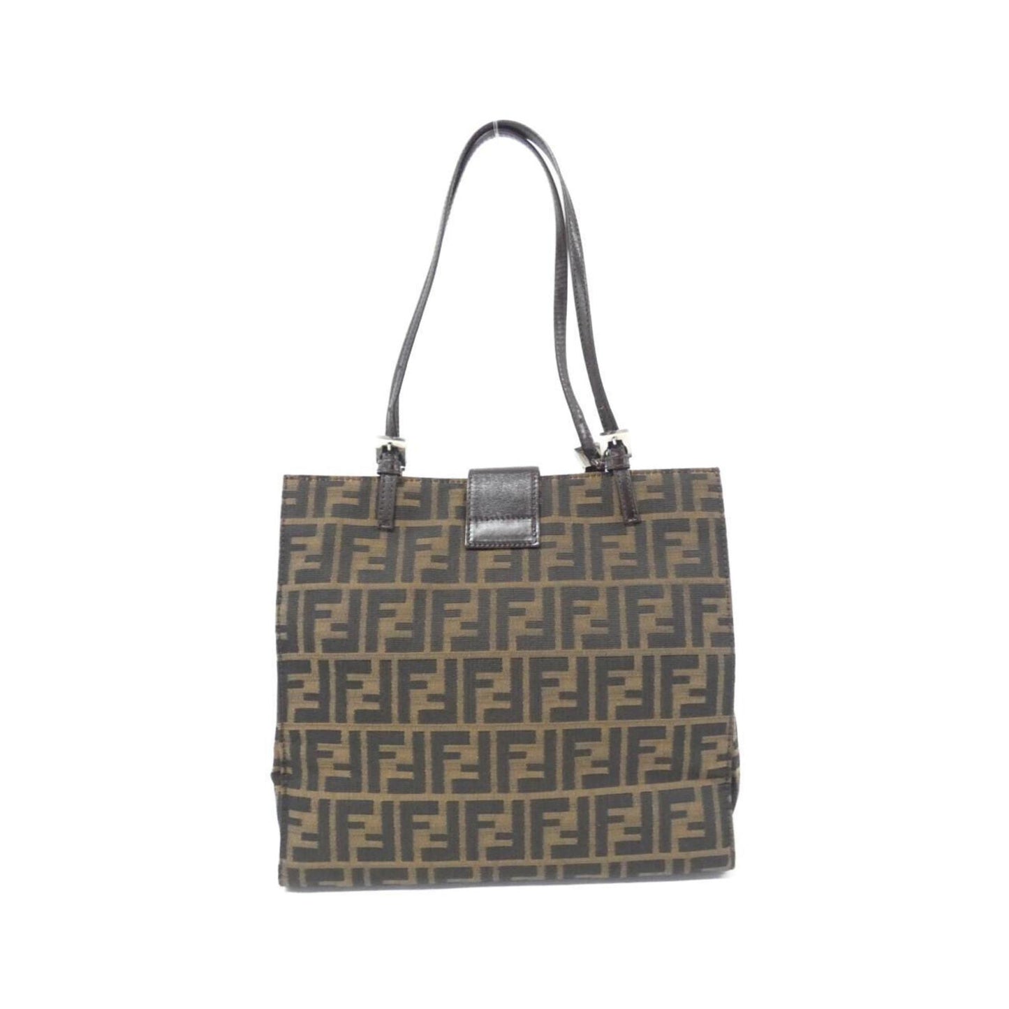Fendi Canvas Brown Shoulder Bags