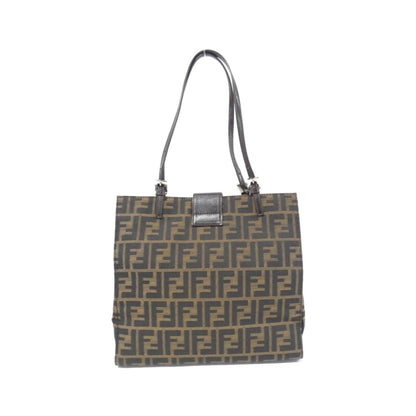 Fendi Canvas Brown Shoulder Bags