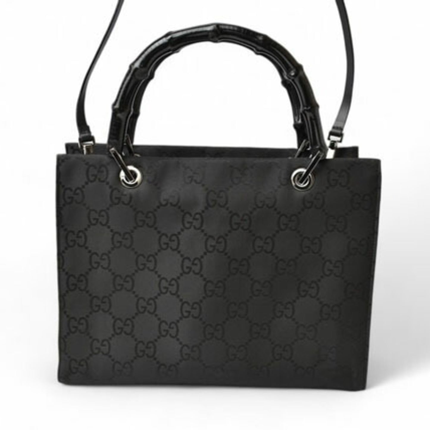 Gucci Nylon Black Handbags