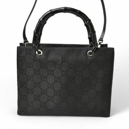 Gucci Nylon Black Handbags