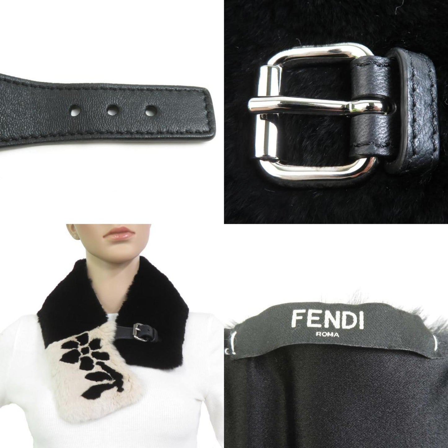 Fendi Others Black Scarves
