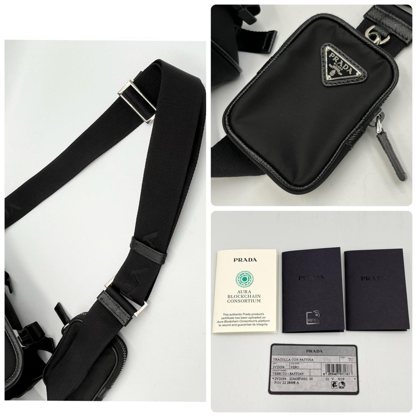 Prada Nylon Black Small Bags