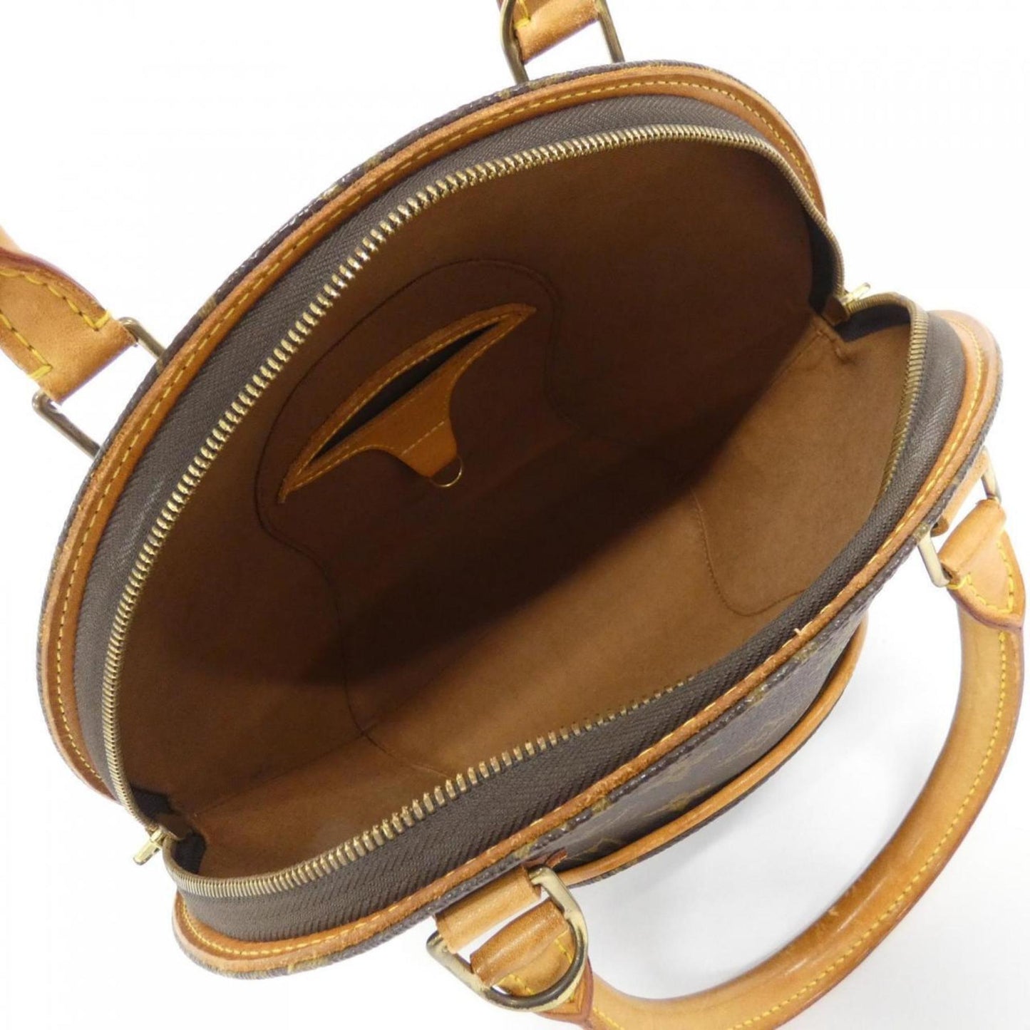 Louis Vuitton Coated Canvas Brown Handbags