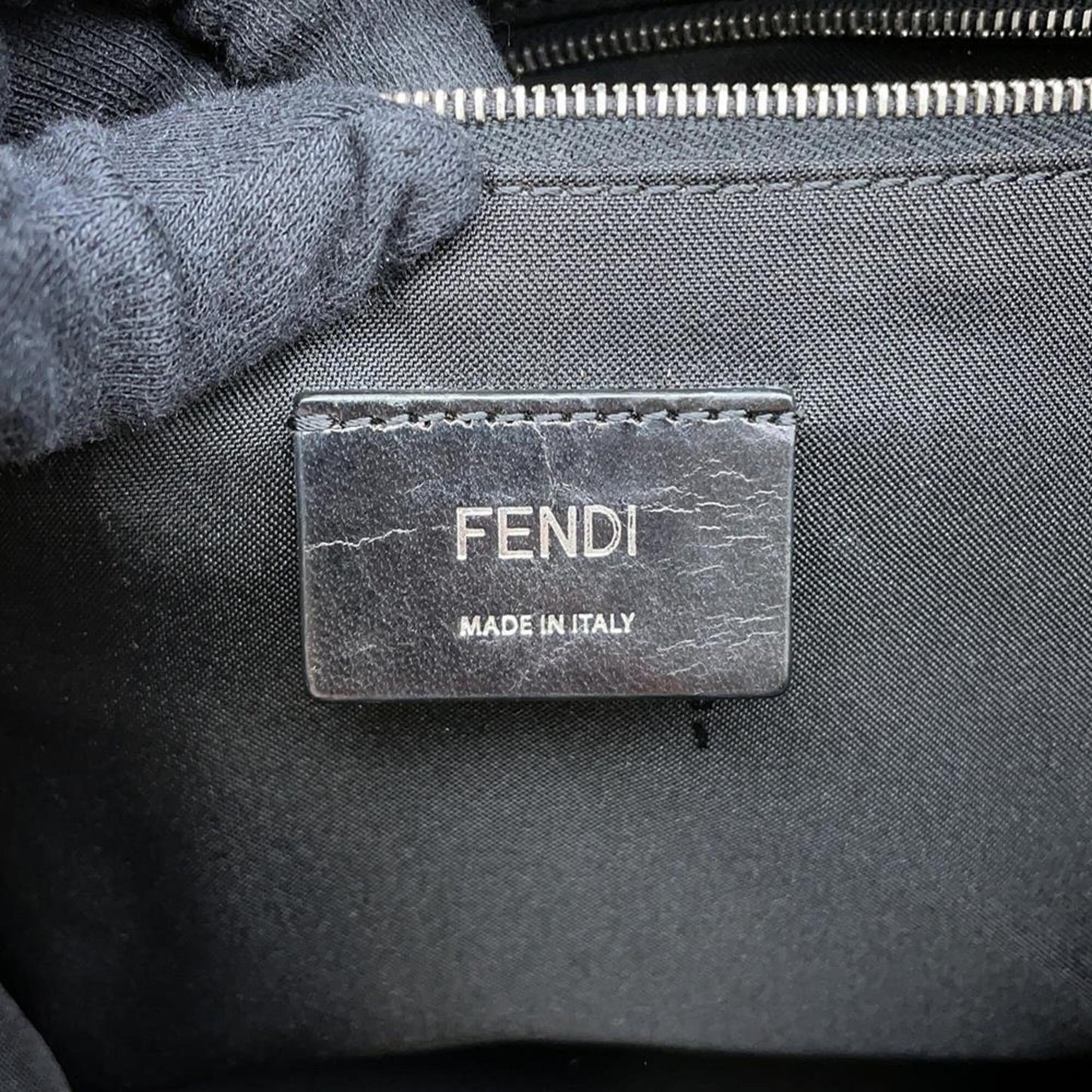 Fendi Nylon Gray Backpacks