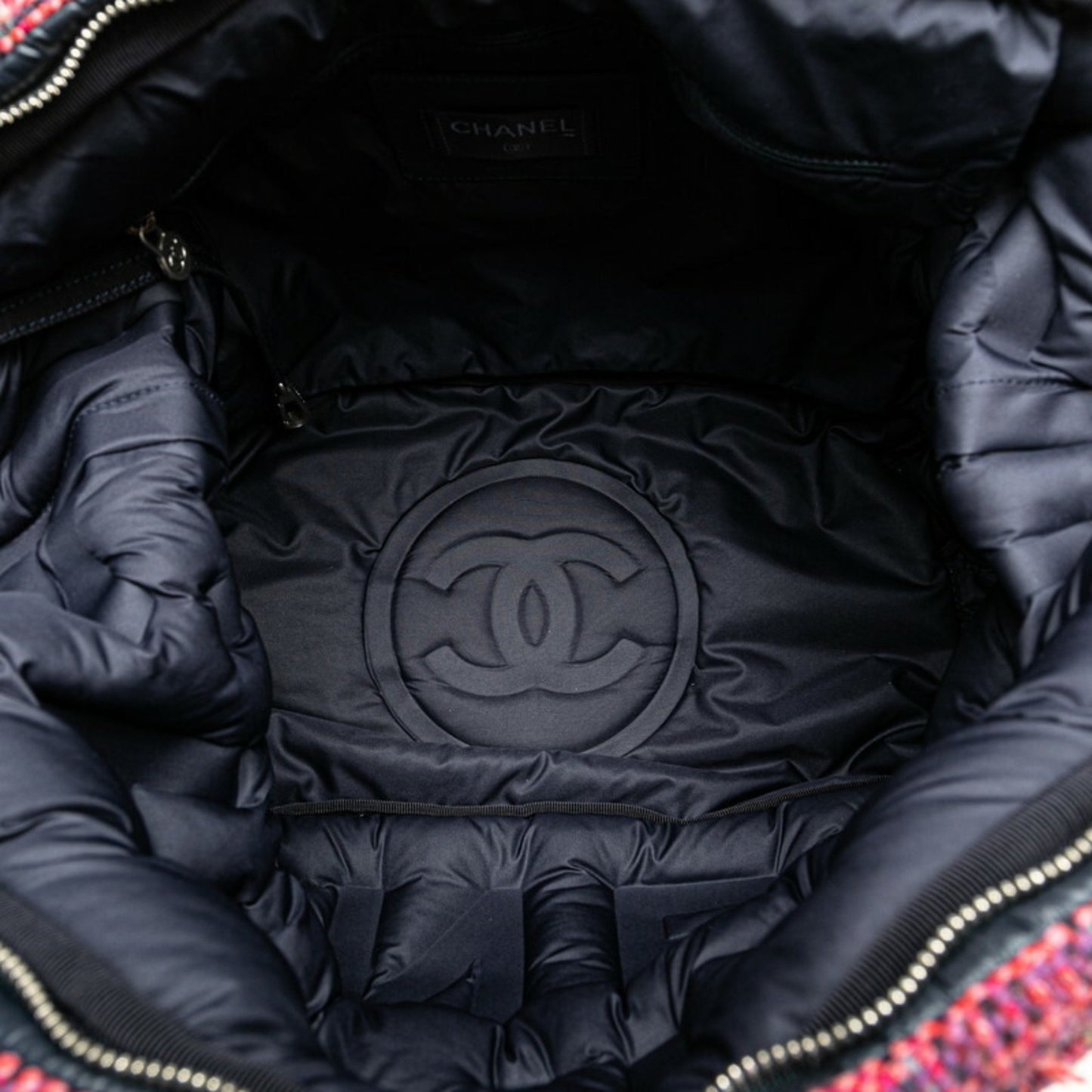 Chanel Nylon Blue Handbags