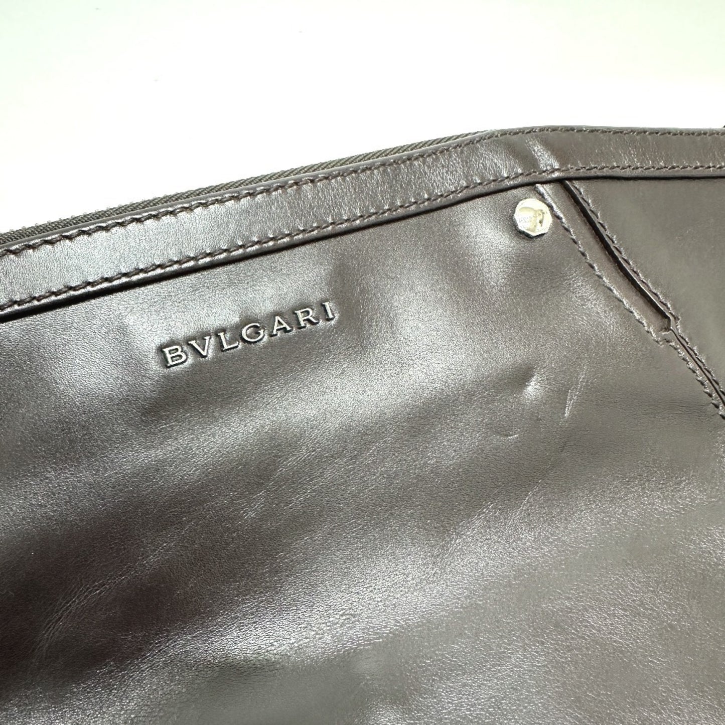 Bvlgari Others Brown Clutch Bags