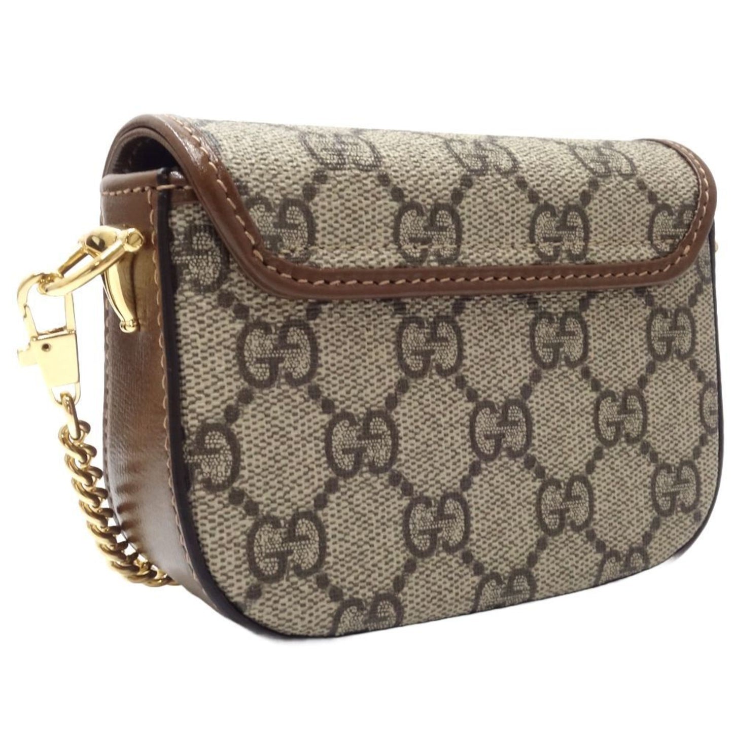 Gucci Canvas Brown Shoulder Bags