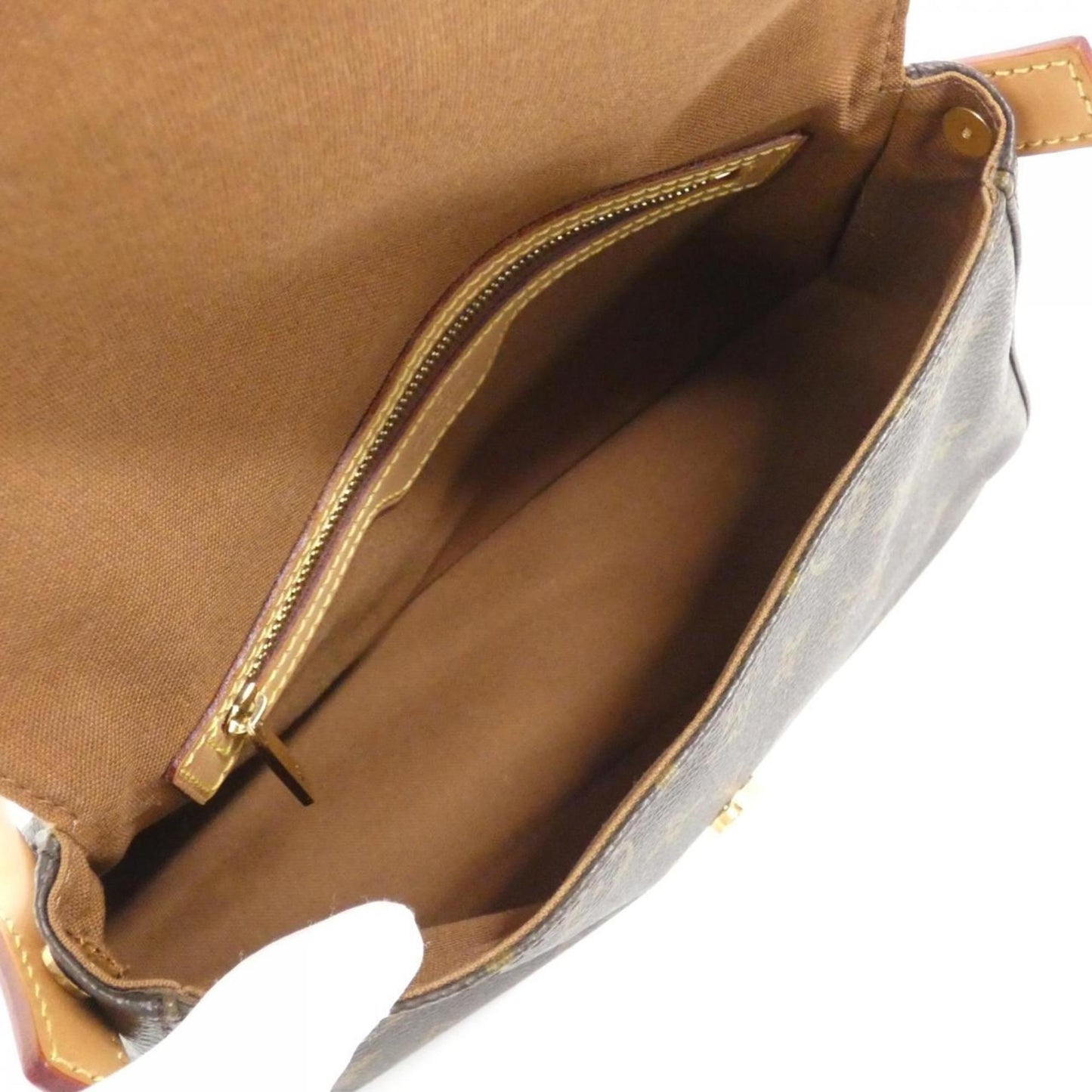 Louis Vuitton Coated Canvas Brown Shoulder Bags