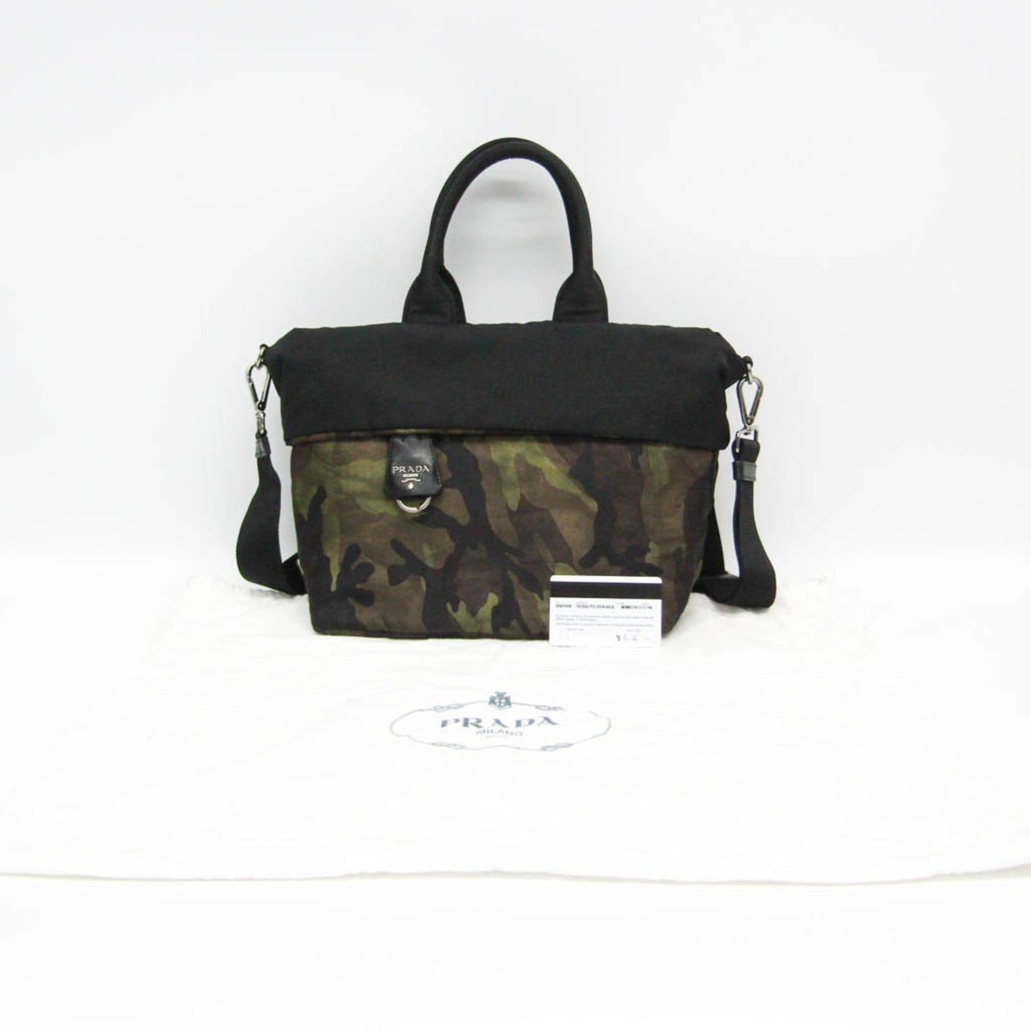 Prada Nylon Black Handbags