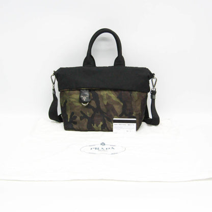 Prada Nylon Black Handbags