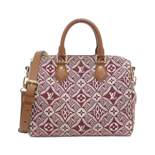 Louis Vuitton Woven Fabric Red Travel Bags