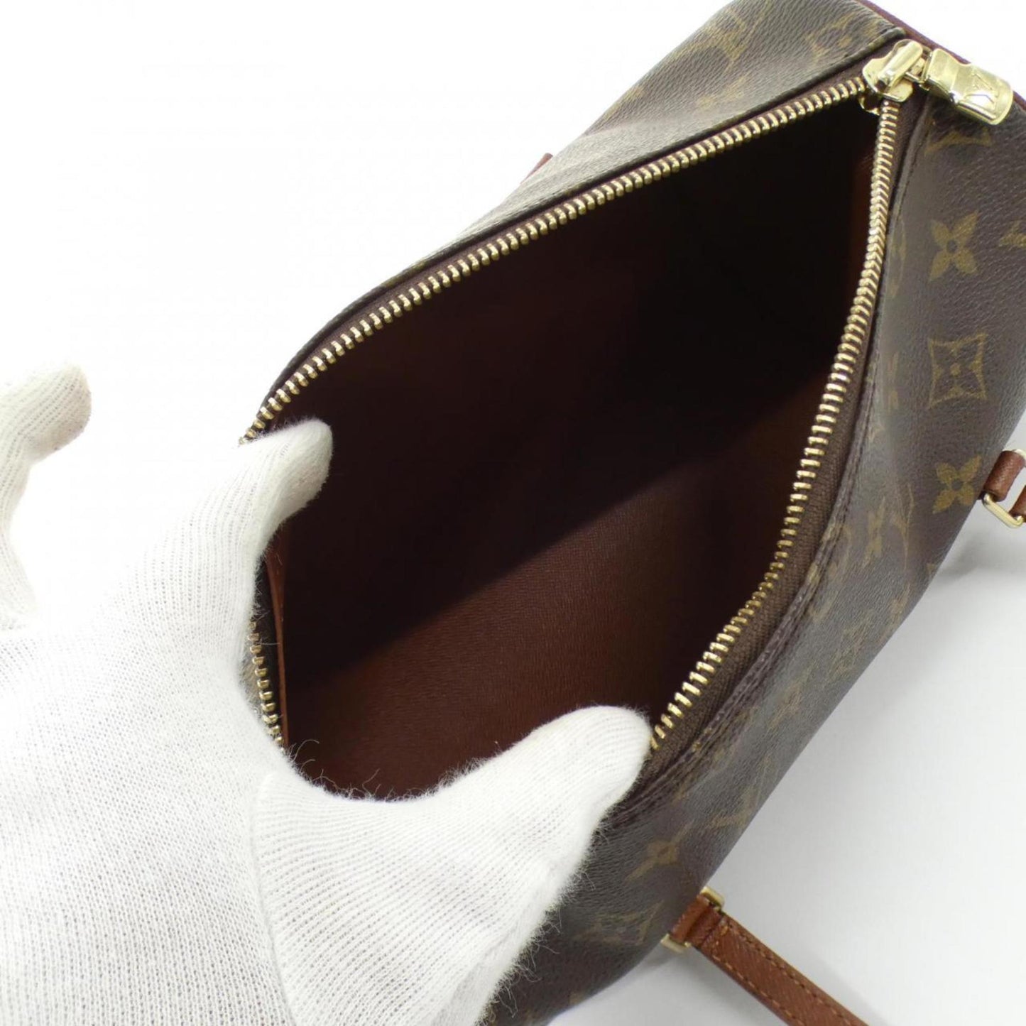Louis Vuitton Coated Canvas Brown Handbags