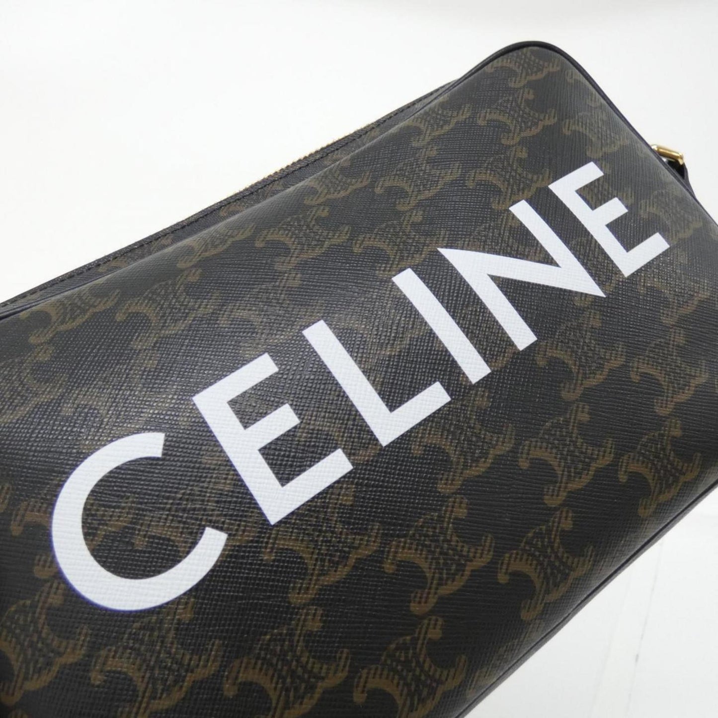 Celine Canvas Black Shoulder Bags