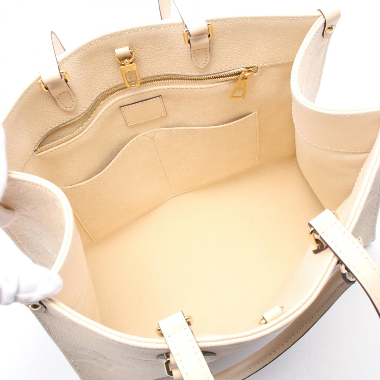 Louis Vuitton Empreinte White Tote Bags