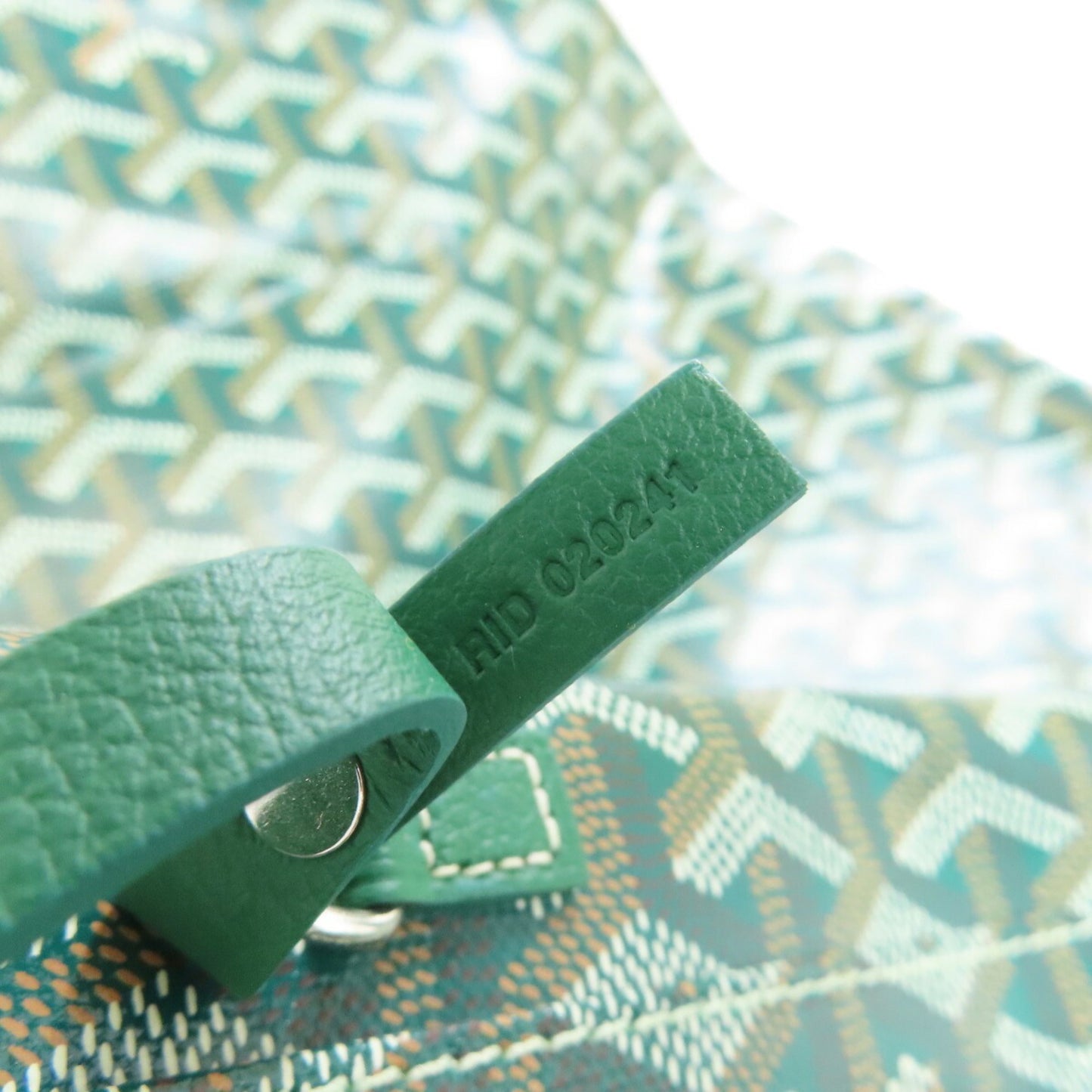 Goyard Coated Canvas Green Tote Bags