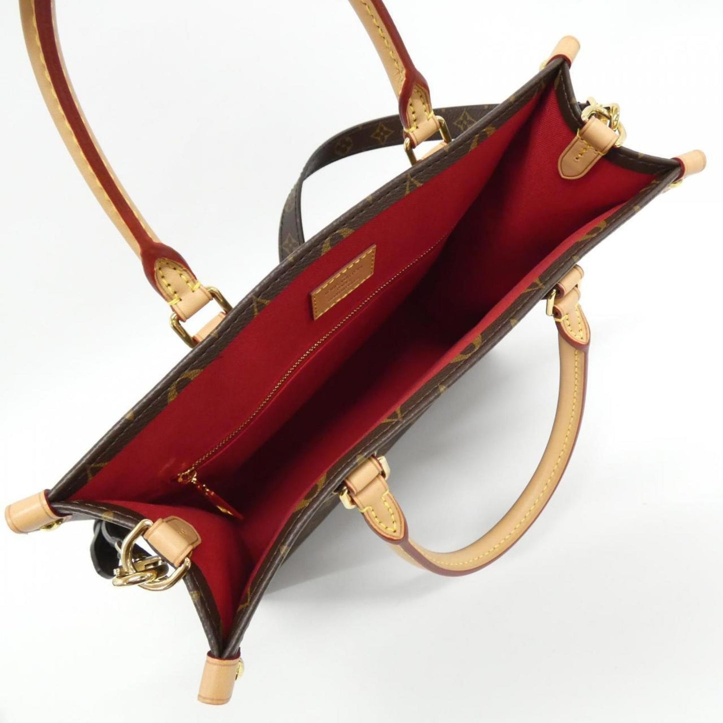 Louis Vuitton Coated Canvas Brown Handbags