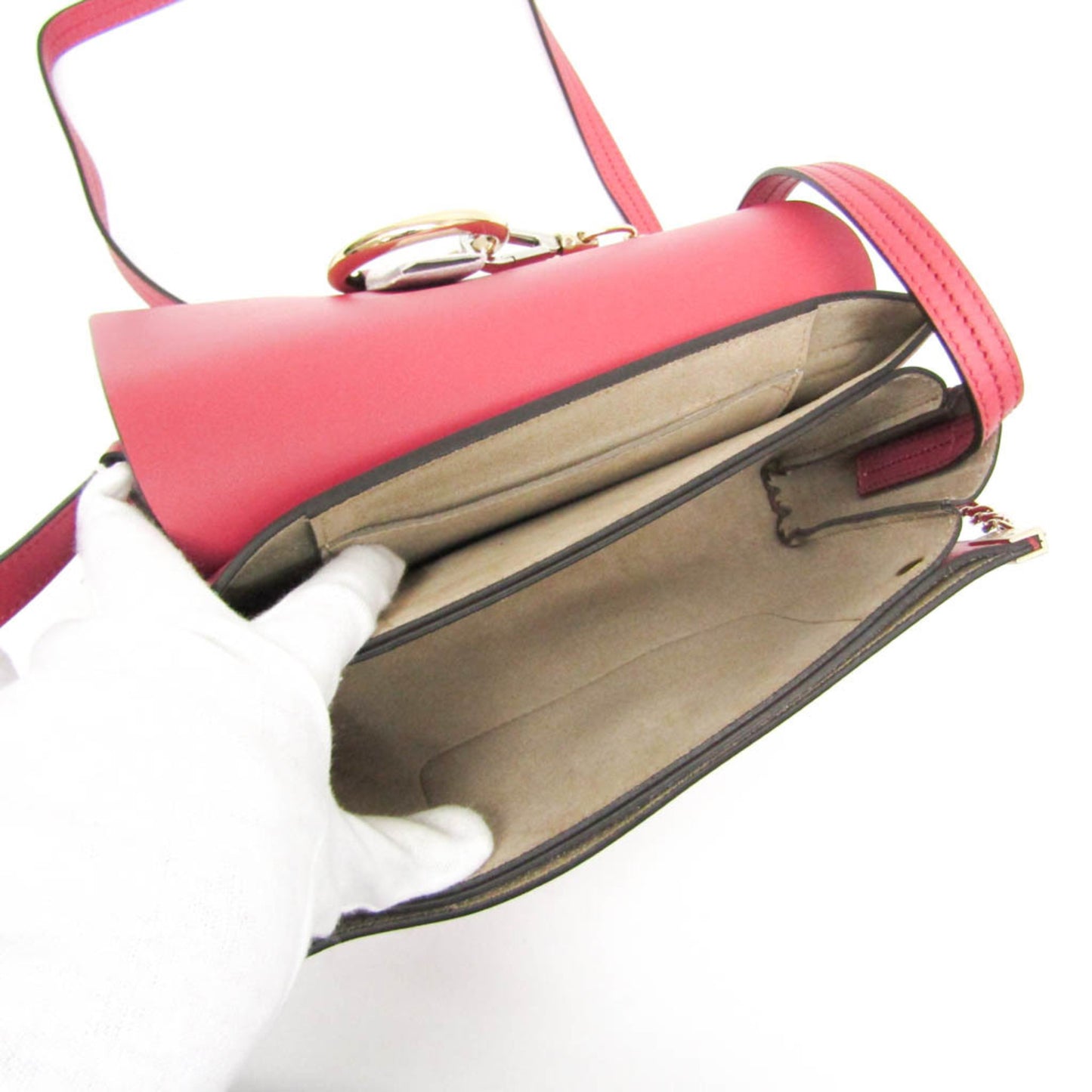 Chloé Other Leather Pink Shoulder Bags