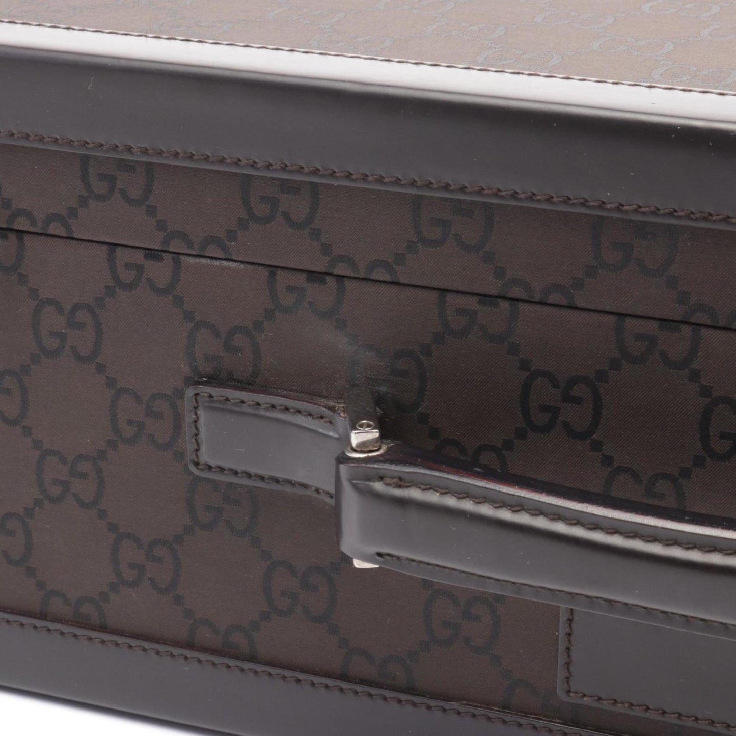 Gucci Canvas Brown Travel Bags