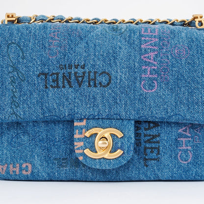 Chanel Denim Blue Shoulder Bags