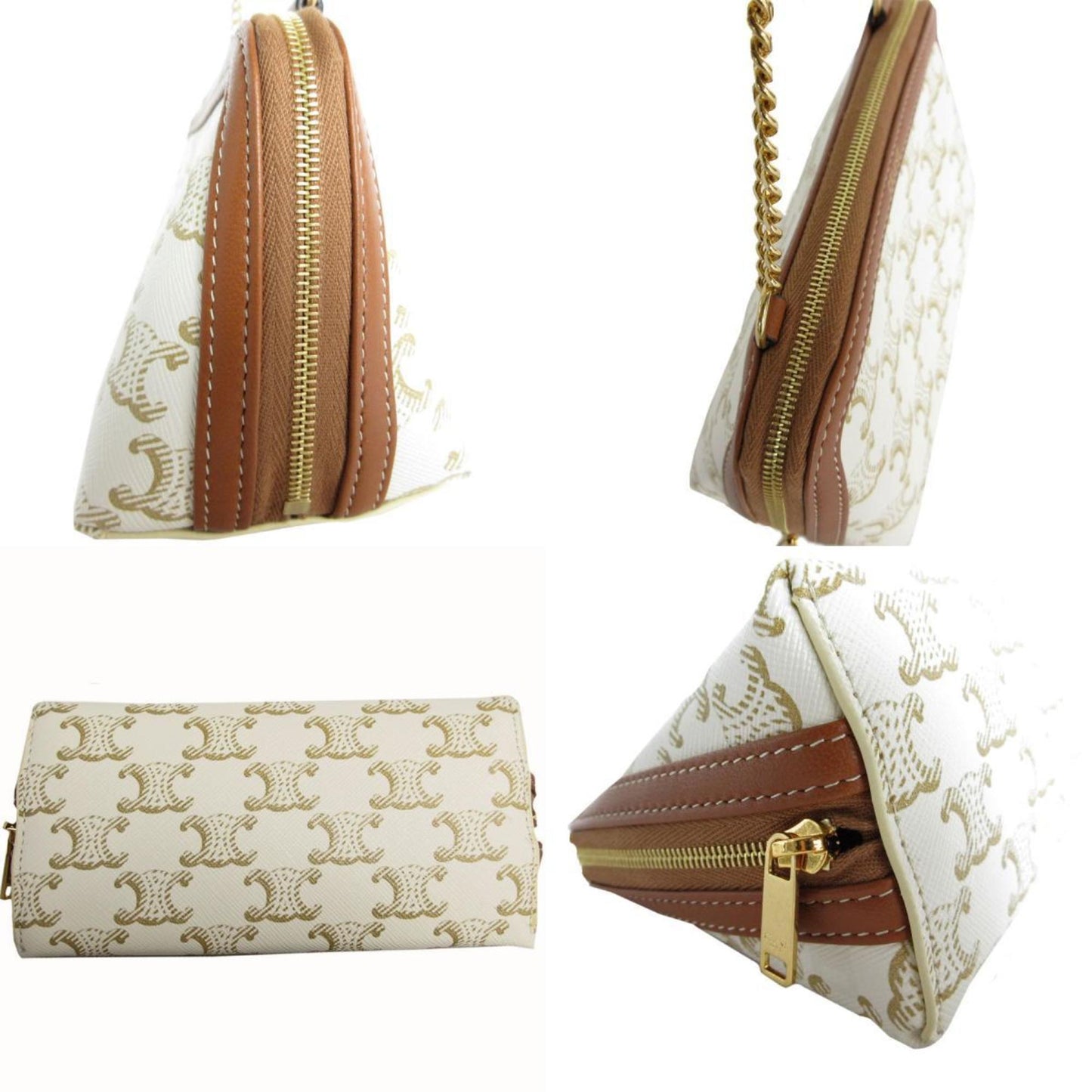 Celine Pvc Brown Shoulder Bags