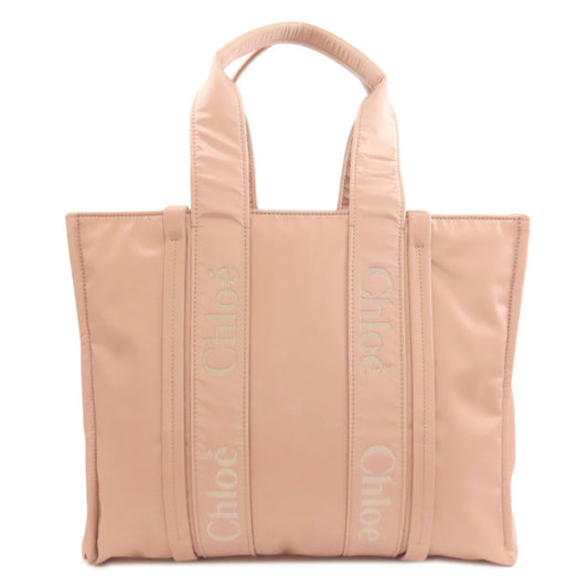 Chloé Nylon Pink Tote Bags