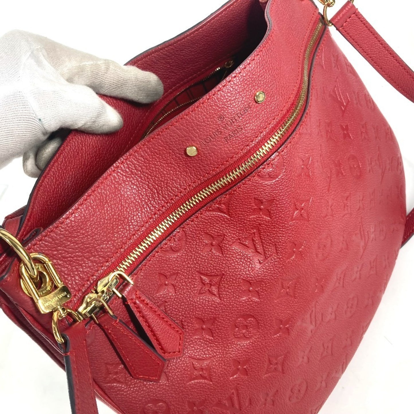 Louis Vuitton Empreinte Red Shoulder Bags