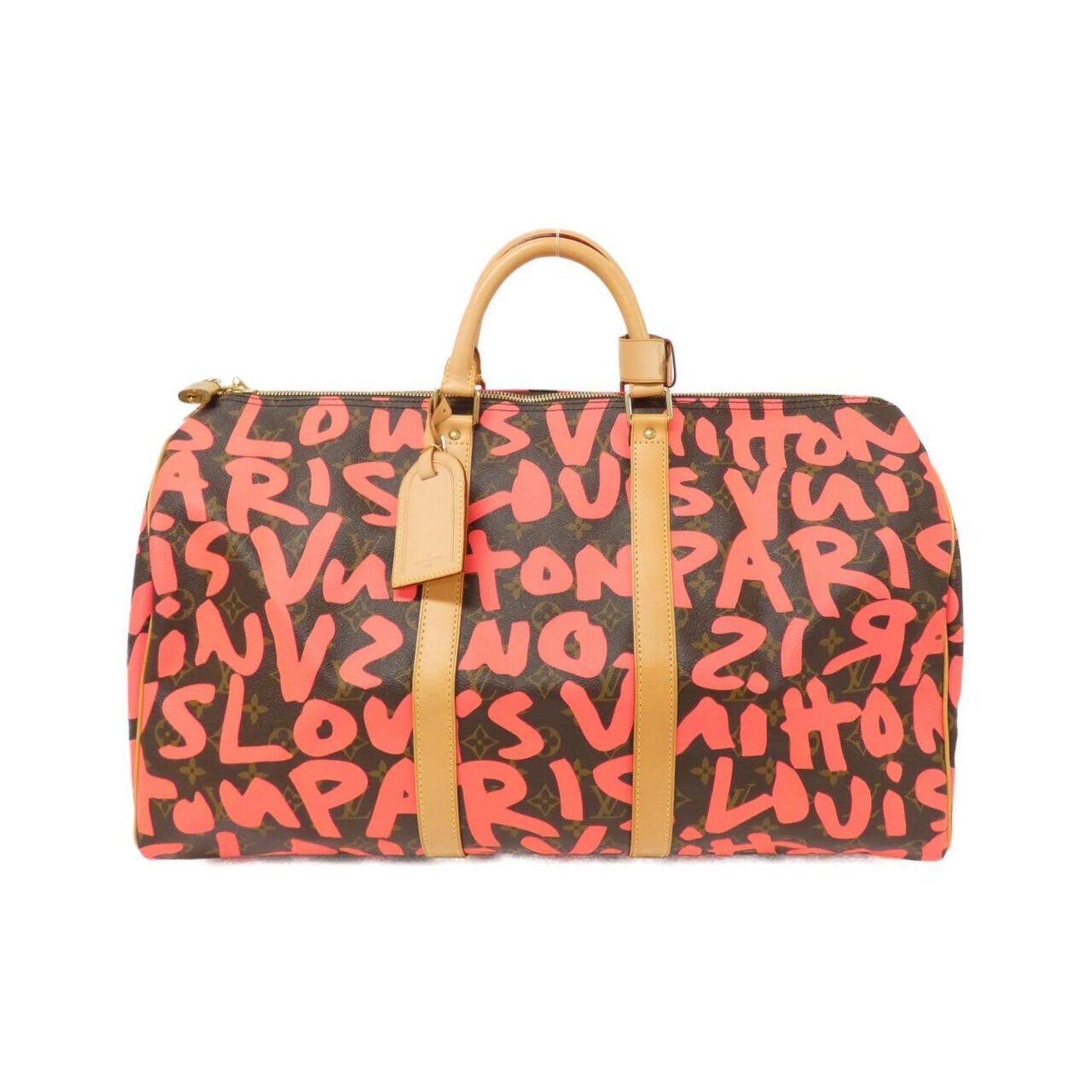 Louis Vuitton Coated Canvas Pink Travel Bags