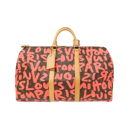 Louis Vuitton Coated Canvas Pink Travel Bags