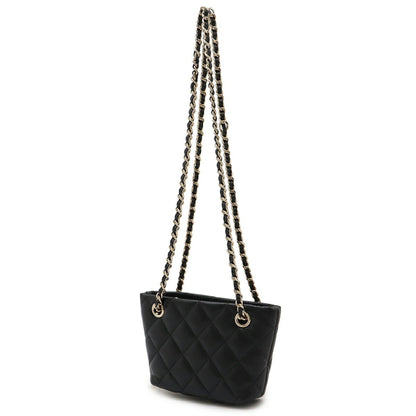 Chanel Calfskin Black Shoulder Bags