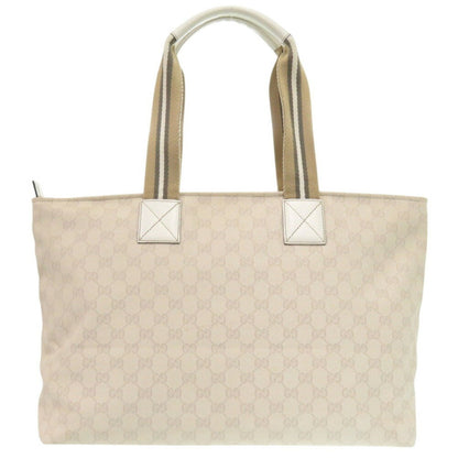 Gucci Canvas White Tote Bags