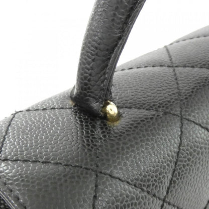 Chanel Calfskin Black Handbags