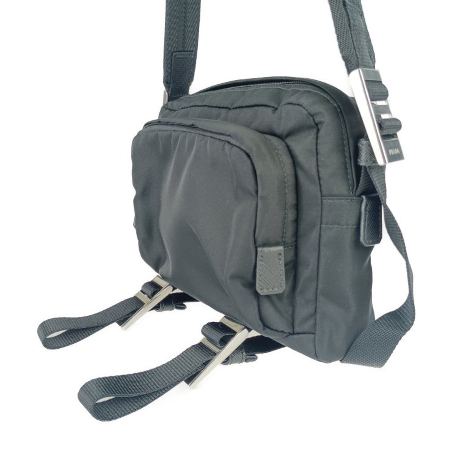 Prada Nylon Black Shoulder Bags