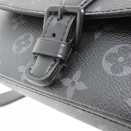 Louis Vuitton Coated Canvas Black Shoulder Bags