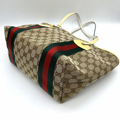 Gucci Canvas Brown Tote Bags