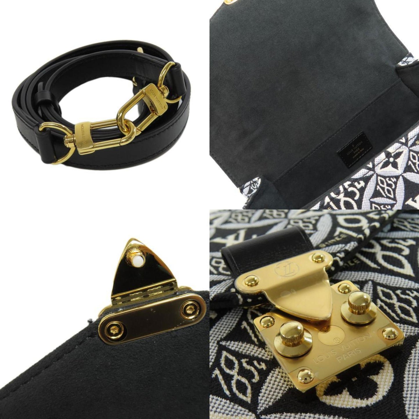 Louis Vuitton Monogram Canvas Black Handbags