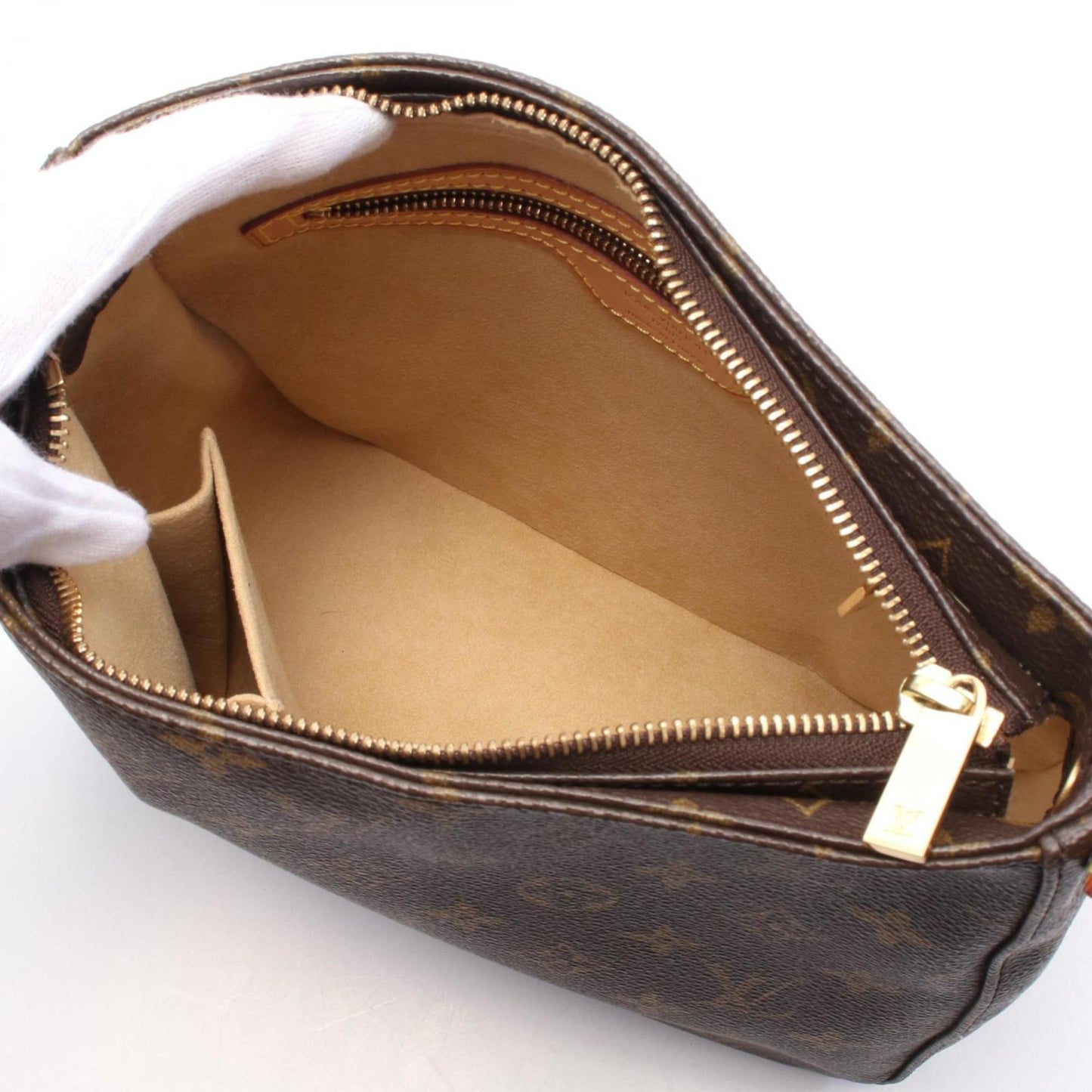 Louis Vuitton Coated Canvas Brown Shoulder Bags