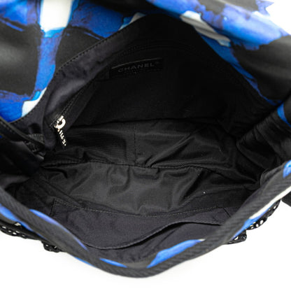 Chanel Nylon Blue Shoulder Bags