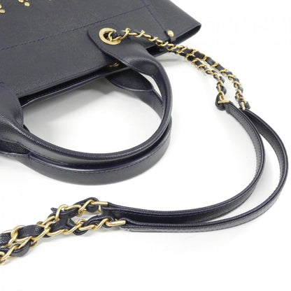 Chanel Calfskin Blue Handbags