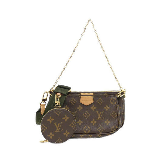 Louis Vuitton Coated Canvas Green Shoulder Bags