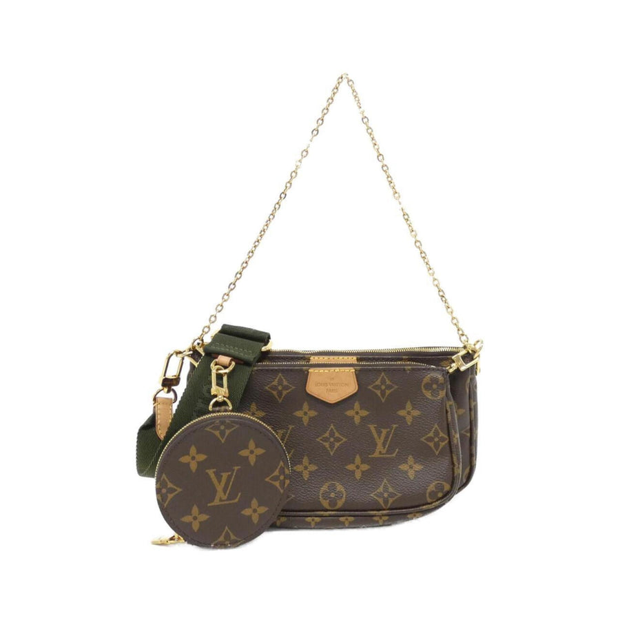 Louis Vuitton Coated Canvas Green Shoulder Bags