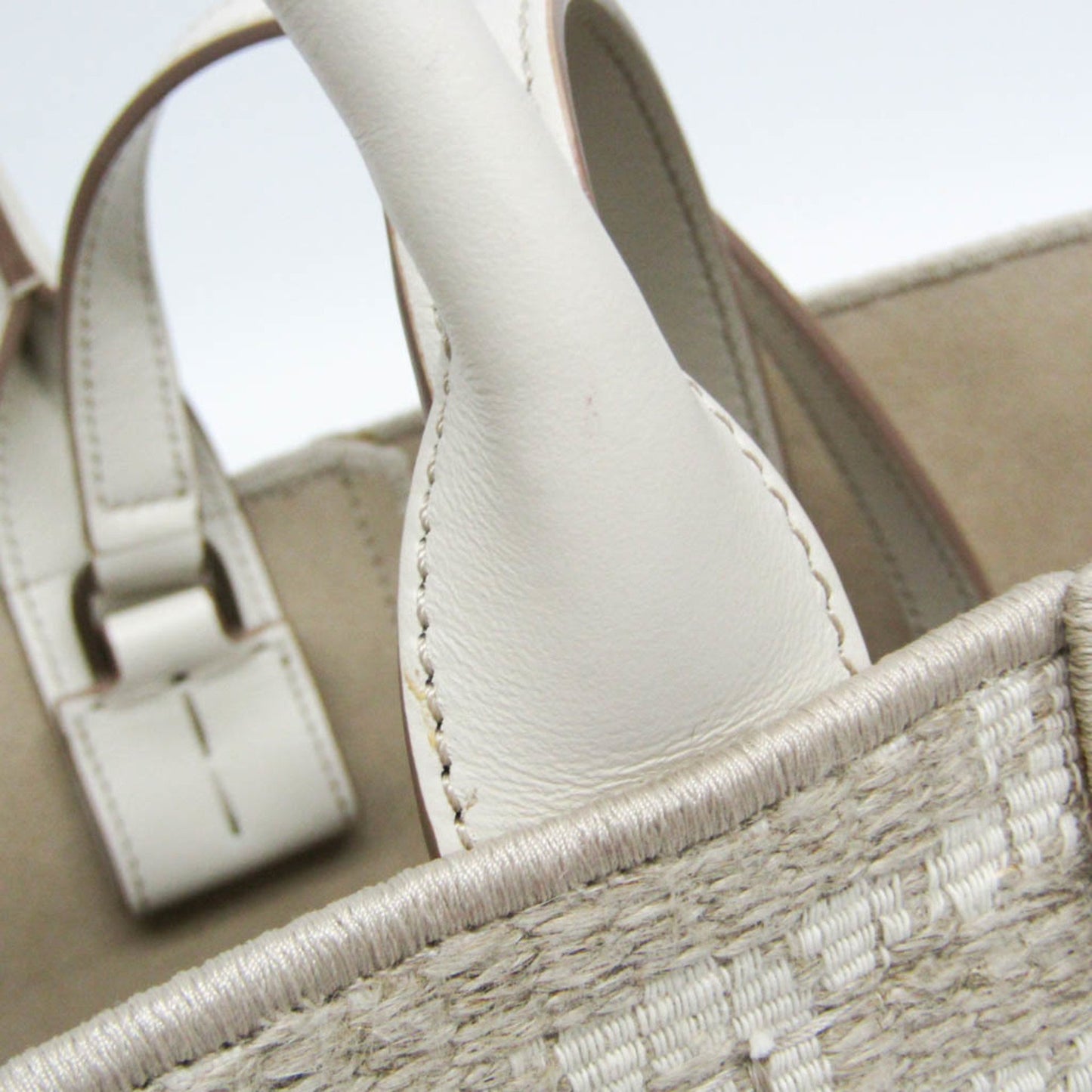 Tod's Linen Gray Handbags