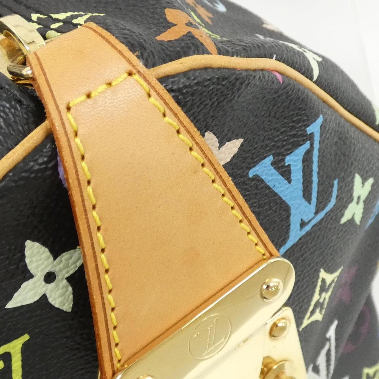 Louis Vuitton Coated Canvas Black Travel Bags
