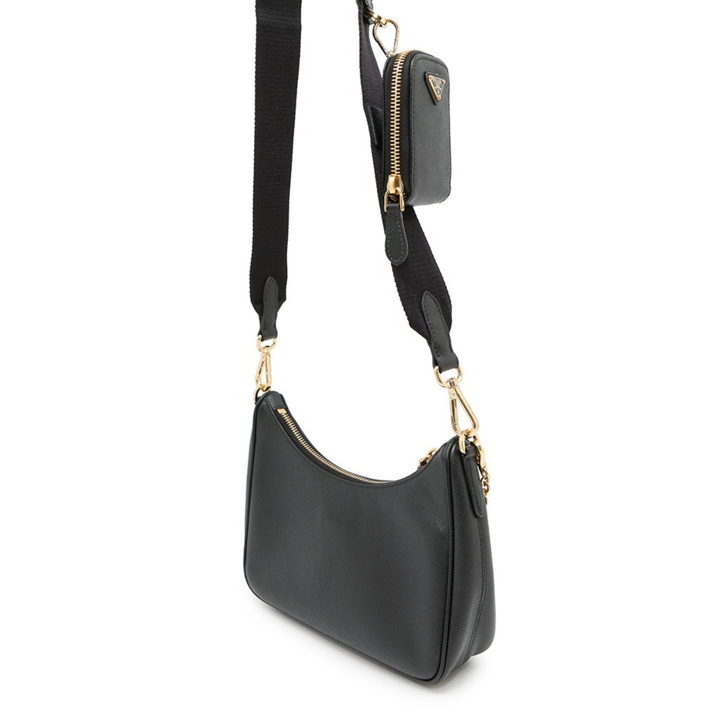Prada Nylon Black Shoulder Bags