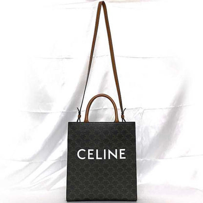 Celine Pvc Brown Shoulder Bags