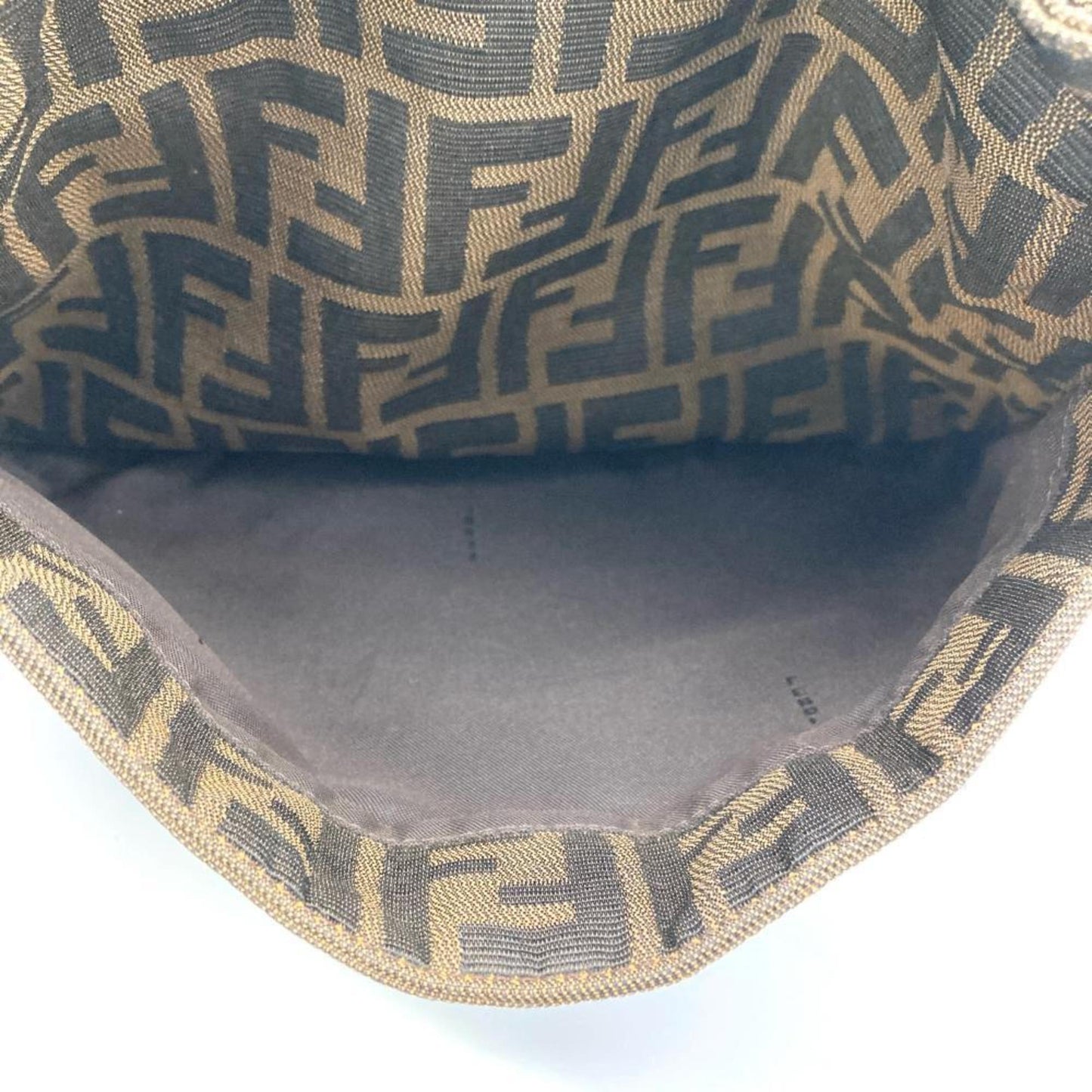 Fendi Canvas Brown Shoulder Bags
