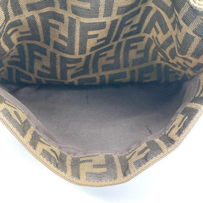Fendi Canvas Brown Shoulder Bags