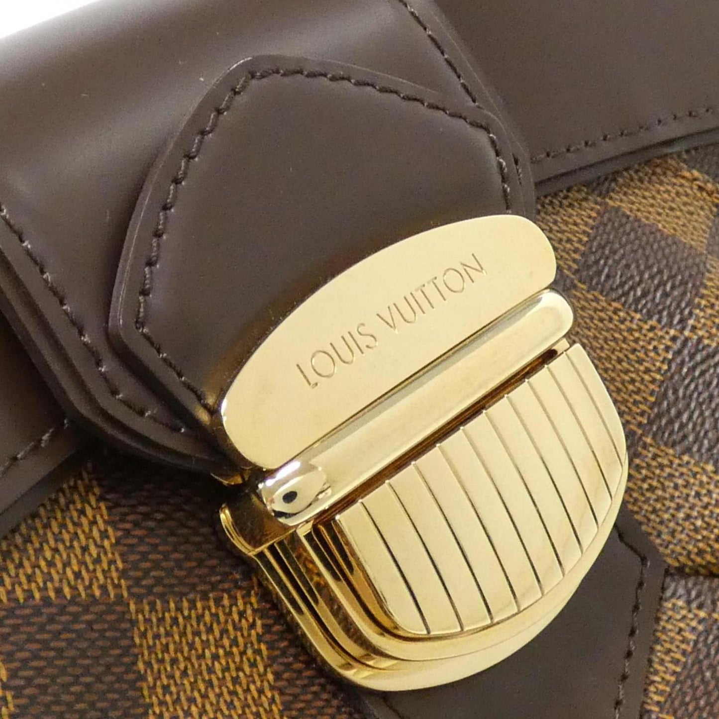 Louis Vuitton Coated Canvas Brown Shoulder Bags