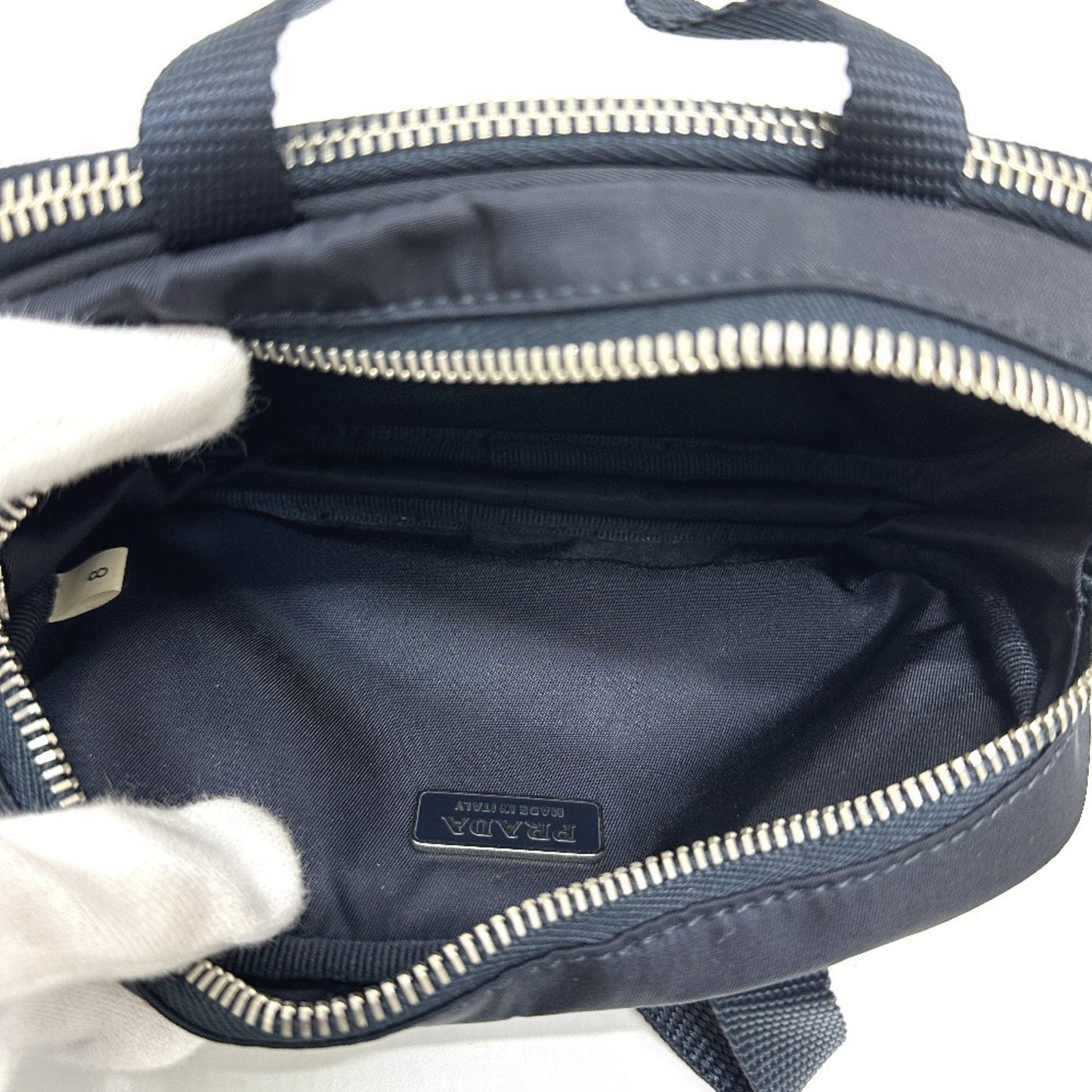 Prada Nylon Blue Handbags